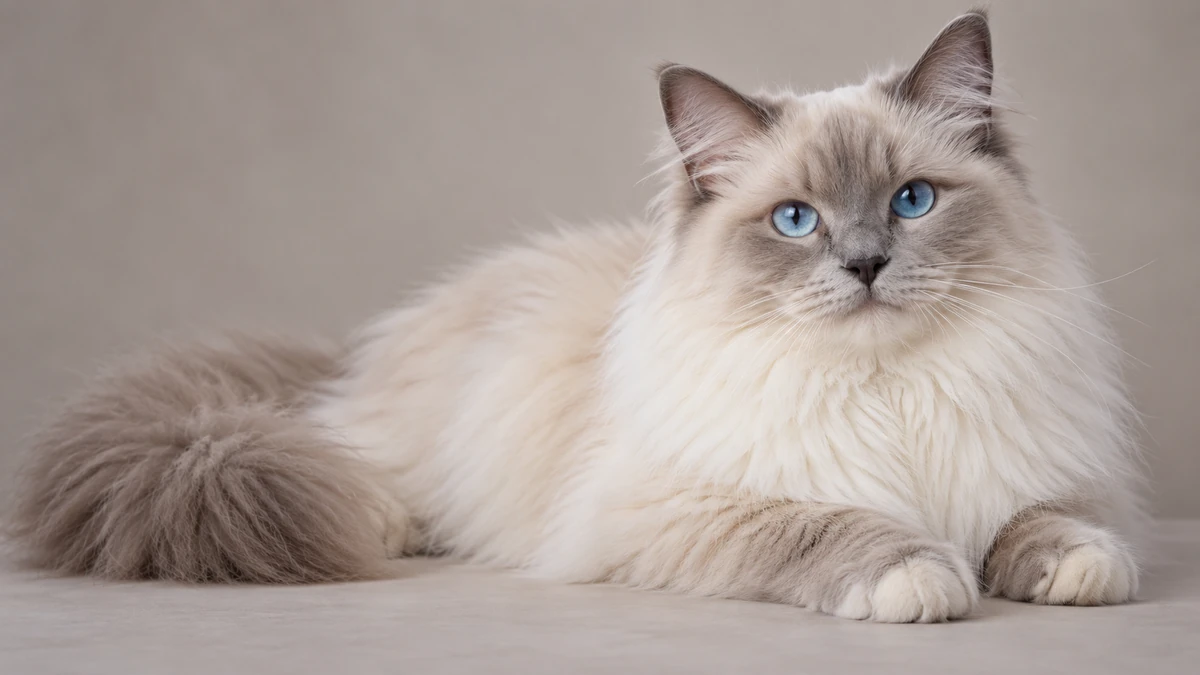 Ragdoll Kedisi kedi — lilac point