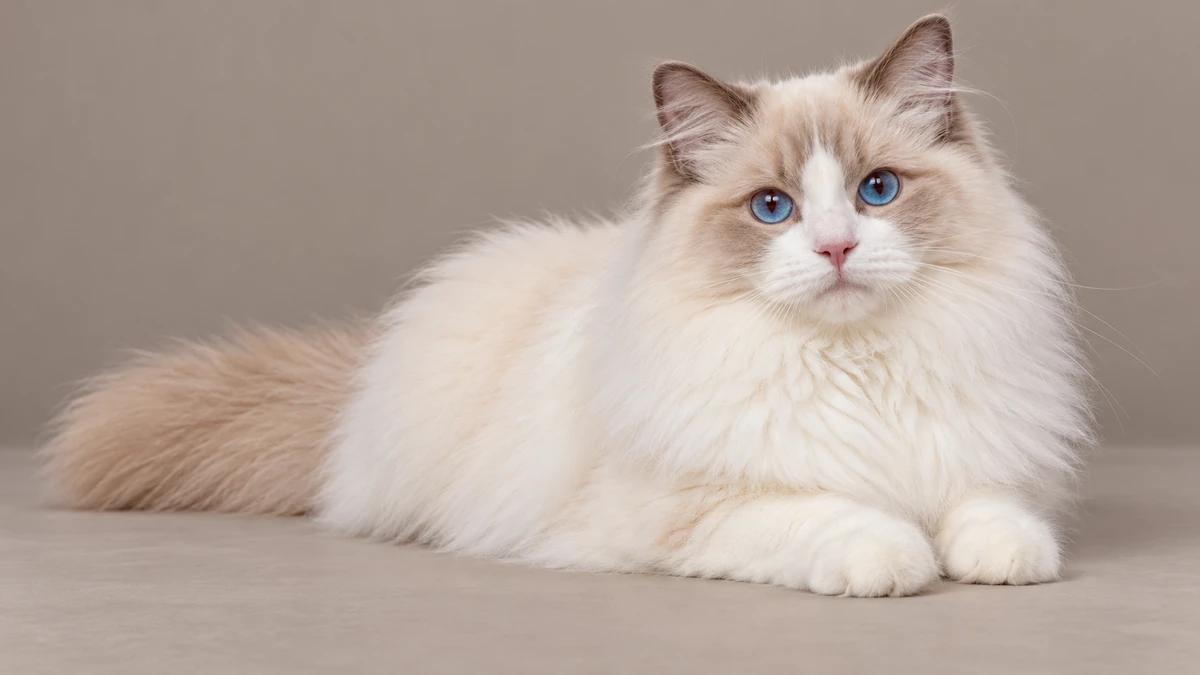 Ragdoll Kedisi kedi — cream point